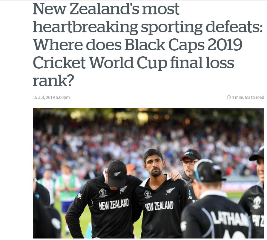 ICC World Cup 2019: This is how New Zealand, England media react to an incredible World Cup Final