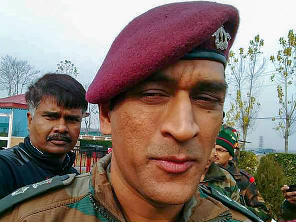 4. Where is Dhoni right now? 