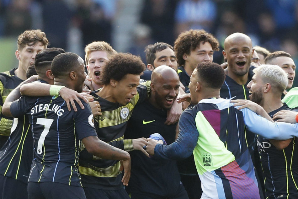 Manchester City are in good shape for a third consecutive Premier League triumph Manchester City are in good shape for a third consecutive Premier League triumph