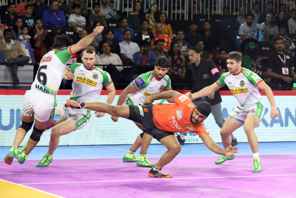 Pro Kabaddi League 2019: Rohit Baliyan shines as U Mumba downs Patna Pirates in a nail-biting finish Pro Kabaddi League 2019: Rohit Baliyan shines as U Mumba downs Patna Pirates in a nail-biting finish