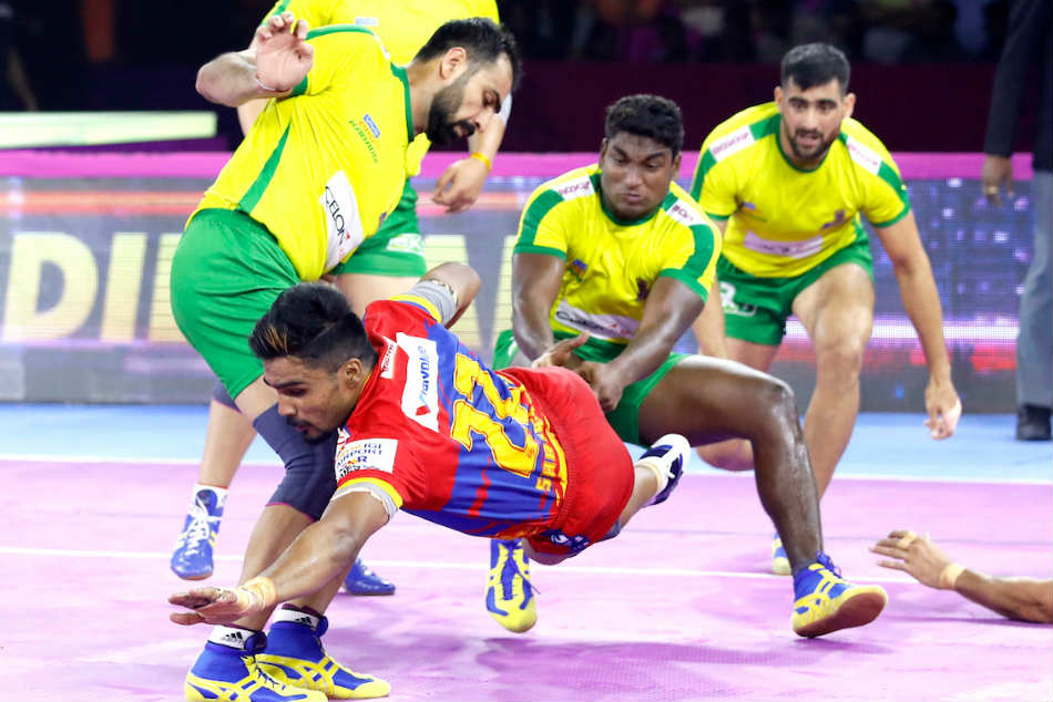 UP Yoddha end Tamil Thalaivas playoff chances UP Yoddha end Tamil Thalaivas playoff chances