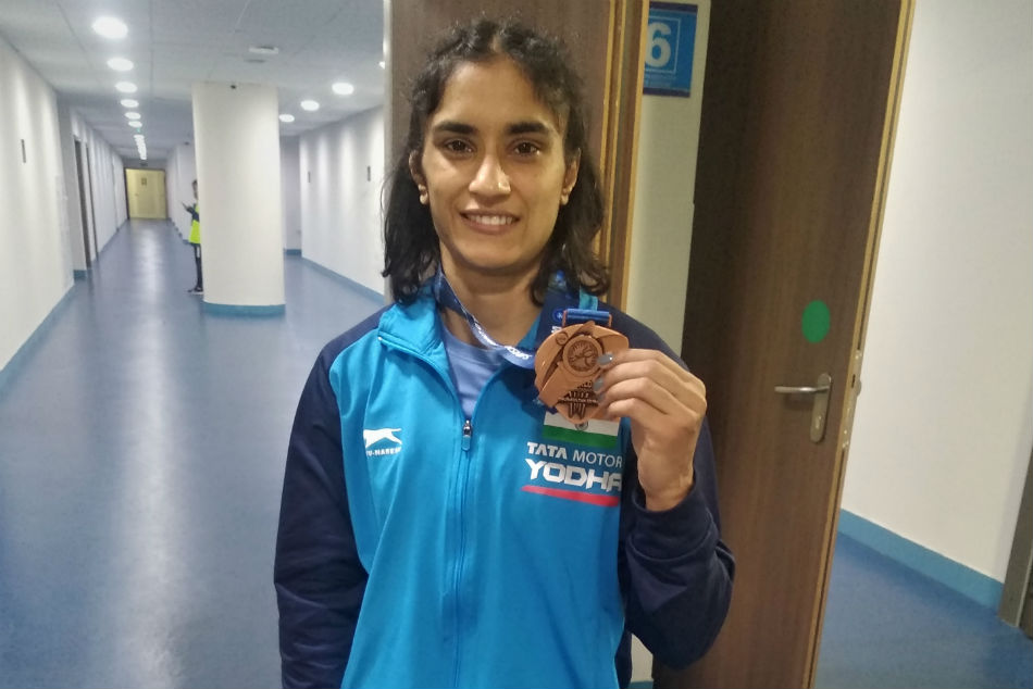 Vinesh is only the fifth Indian woman wrestler to win a Worlds medal Vinesh is only the fifth Indian woman wrestler to win a Worlds medal