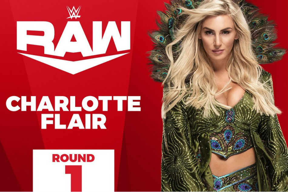 Charlotte Flair was Raws first pick (image courtesy Twitter) Charlotte Flair was Raws first pick (image courtesy Twitter)