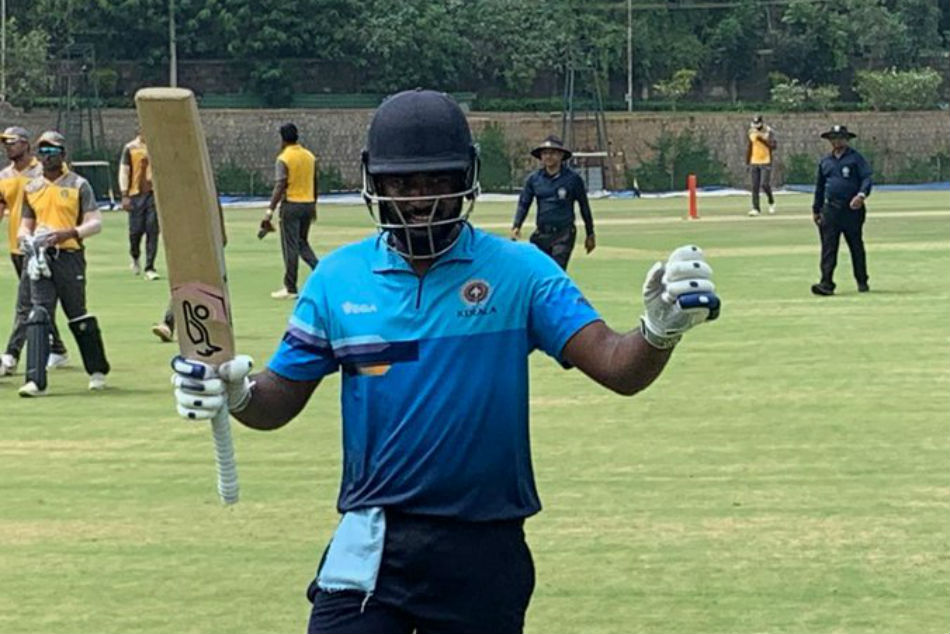 Sanju Samson slams Double Century: 212 Not Out With 20 Fours and 9 Sixes to post highest score in Vijay Hazare Trophy Sanju Samson slams Double Century: 212 Not Out With 20 Fours and 9 Sixes to post highest score in Vijay Hazare Trophy