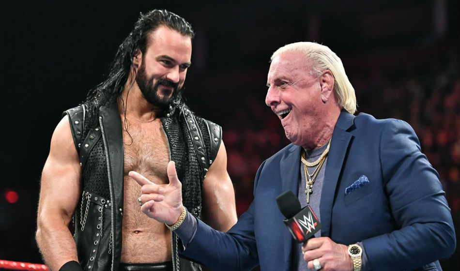 Drew McIntyre returned to Raw to join Team Flair at Crown Jewel (image courtesy WWE.com) Drew McIntyre returned to Raw to join Team Flair at Crown Jewel (image courtesy WWE.com)