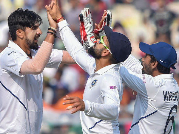 1. Ishant Sharma's five-wicket haul