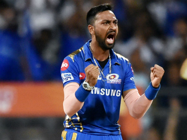 3. Krunal Pandya - Rs 8.8 crore