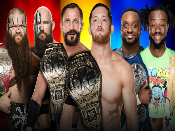 Non-Title Triple Threat: RAW Tag Team Champions The Viking Raiders vs. NXT Tag Team Champions The Undisputed Era vs. SmackDown Tag Team Champions The New Day