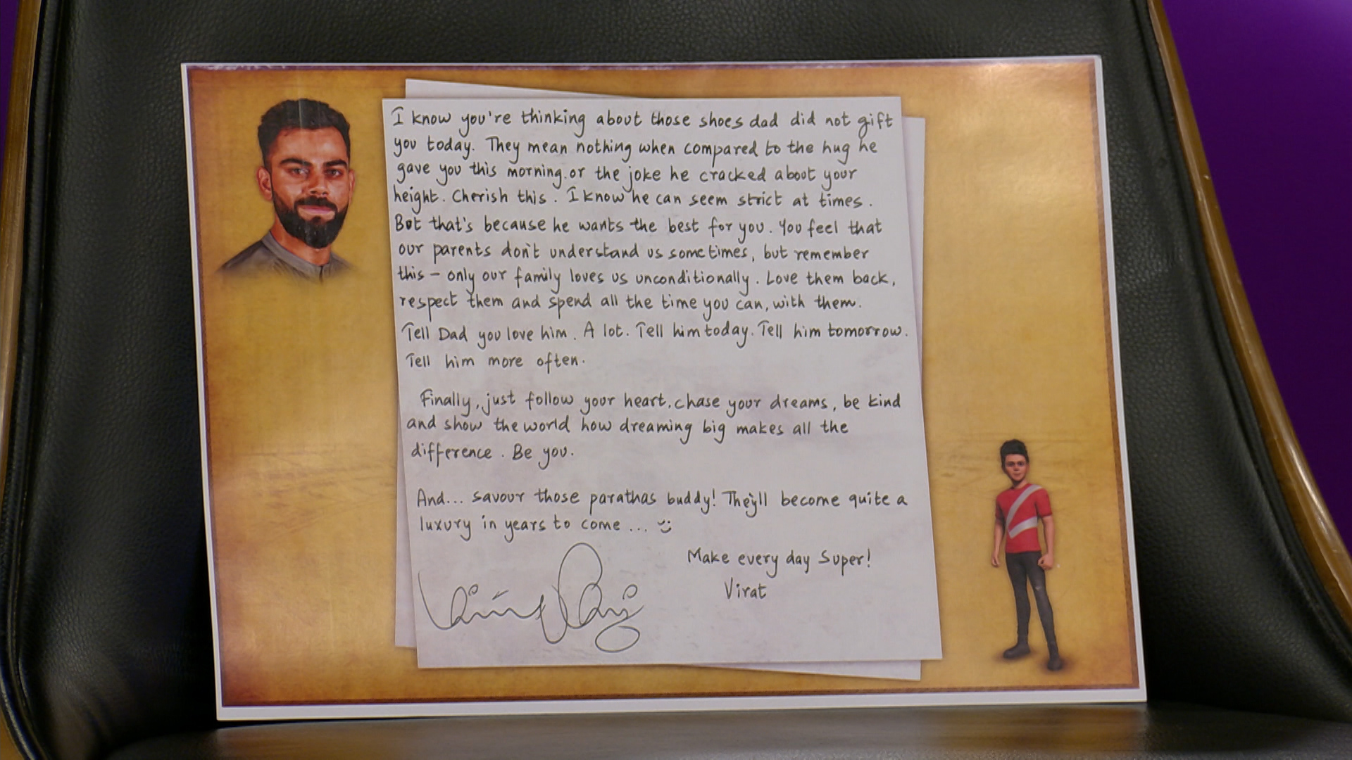 Reflects on the hardships he faced as a kid Reflects on the hardships he faced as a kid