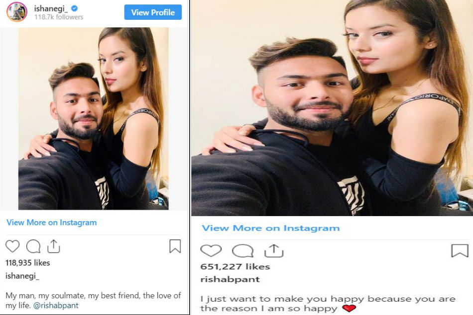 Rishabh was dating Isha Negi