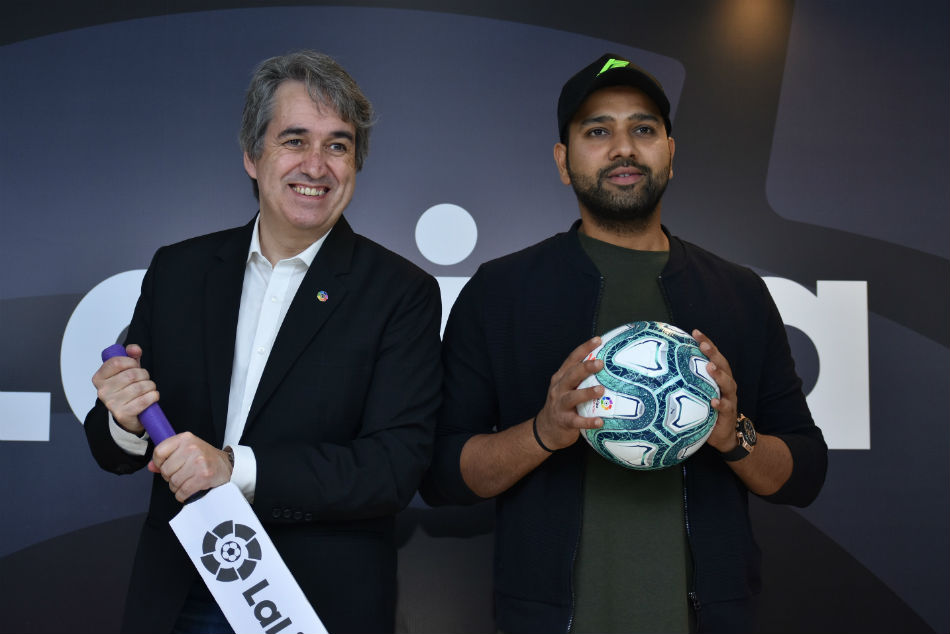 Rohit Sharma becomes LaLigas first-ever non-footballer Brand Ambassador, to be the face of Spanish league in India Rohit Sharma becomes LaLigas first-ever non-footballer Brand Ambassador, to be the face of Spanish league in India