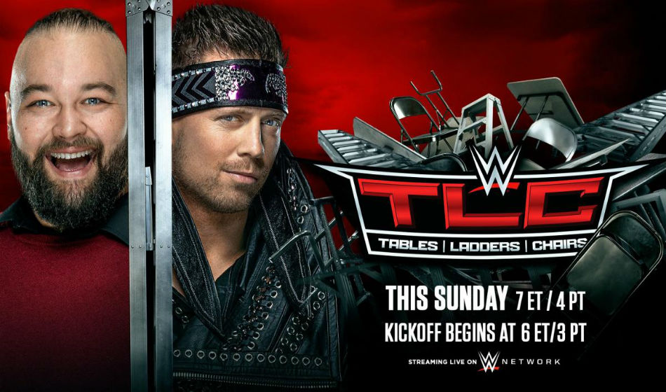 WWE Table Ladders and Chairs 2019 Match card, India time and TV info