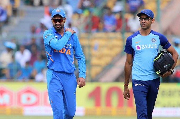 Shastri rues losing Dhawan to injury