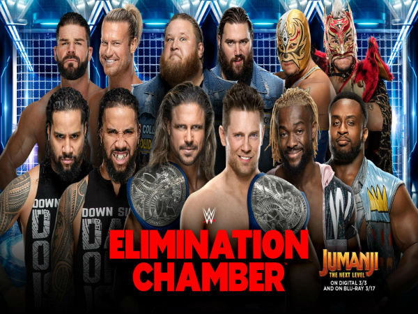 Elimination Chamber Match for the SmackDown Tag Team Titles