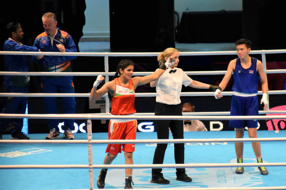 Boxing: Sakshi Choudary upsets fourth seed to move into quarter-finals of Tokyo Olympic Qualifiers Boxing: Sakshi Choudary upsets fourth seed to move into quarter-finals of Tokyo Olympic Qualifiers