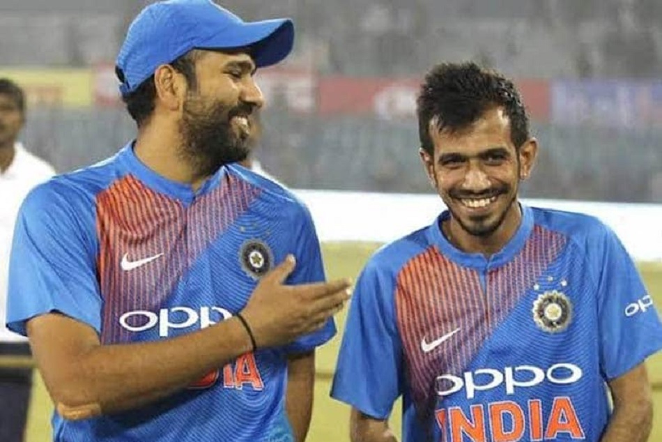 Tujhe sharam nahi aati: Rohit Sharma mocks Yuzvendra Chahal for making his father dance in a Tik Tok video Tujhe sharam nahi aati: Rohit Sharma mocks Yuzvendra Chahal for making his father dance in a Tik Tok video