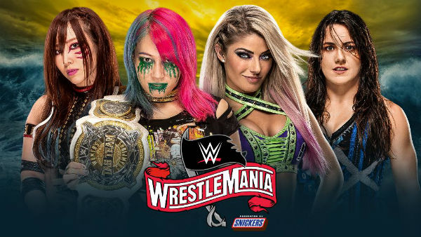 WWE Women's Tag Team Titles Match: Nikki Cross and Alexa Bliss vs. Asuka and Kairi Sane (c) WWE Women's Tag Team Titles Match: Nikki Cross and Alexa Bliss vs. Asuka and Kairi Sane (c)