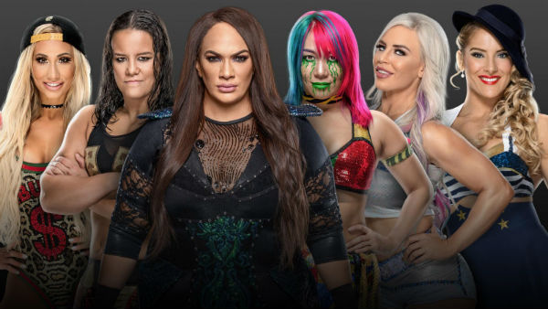 Women's Money In the Bank Ladder Match: Nia Jax vs. Asuka vs. Shayna Baszler vs. Dana Brooke vs. Lacey Evans vs. Carmella