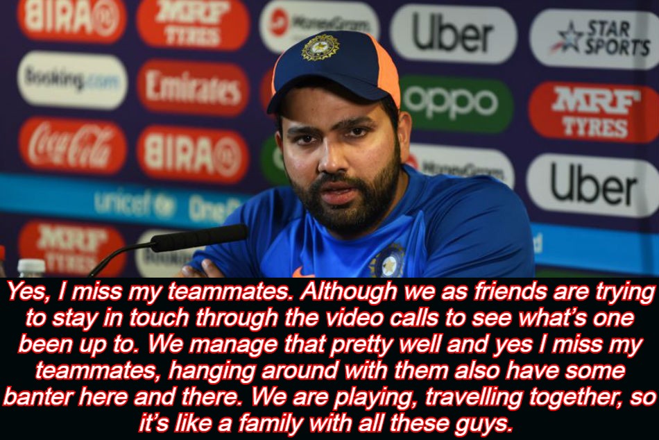 Rohit will do this after lockdown