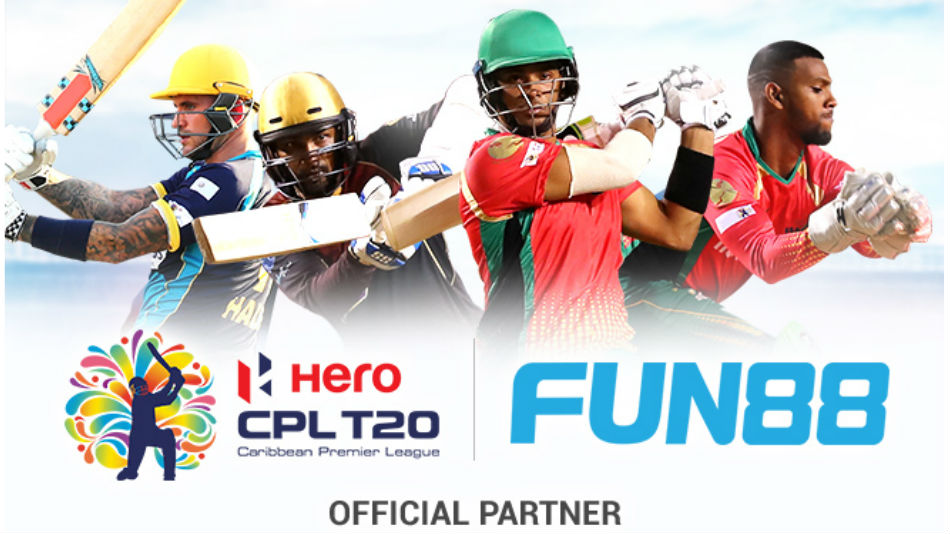 Fun88 join hands with Caribbean Premier League 2020 (Image Courtesy: CPLT20 Twitter) Fun88 join hands with Caribbean Premier League 2020 (Image Courtesy: CPLT20 Twitter)