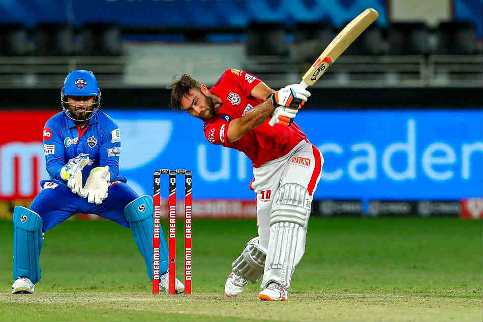 Glenn Maxwell made a 30 in Kings XIs five-wicket win over Delhi Capitals Glenn Maxwell made a 30 in Kings XIs five-wicket win over Delhi Capitals