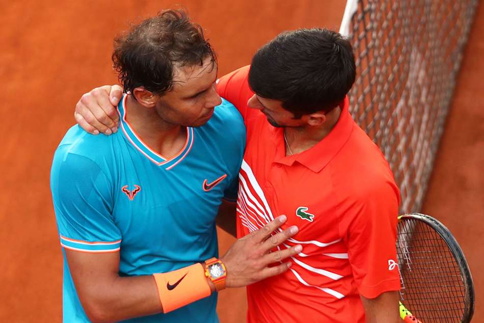 Nadal and Djokovic Nadal and Djokovic