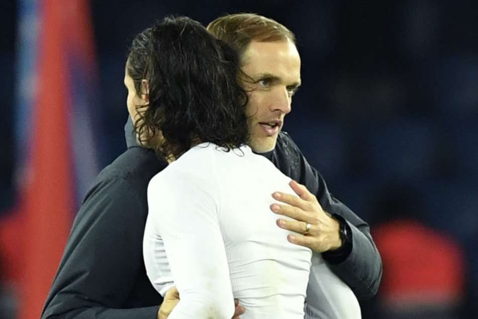 Tuchel and Cavani Tuchel and Cavani