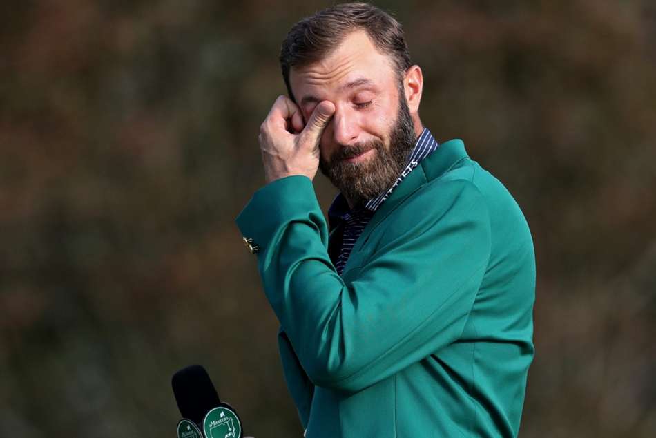 The Masters Johnson admits to tears on 18th after 'dream' Augusta