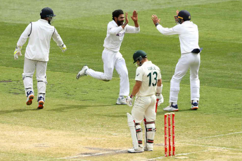 Ravindra Jadeja celebrates the dismissal of Tim Paine (Image: BCCI) Ravindra Jadeja celebrates the dismissal of Tim Paine (Image: BCCI)