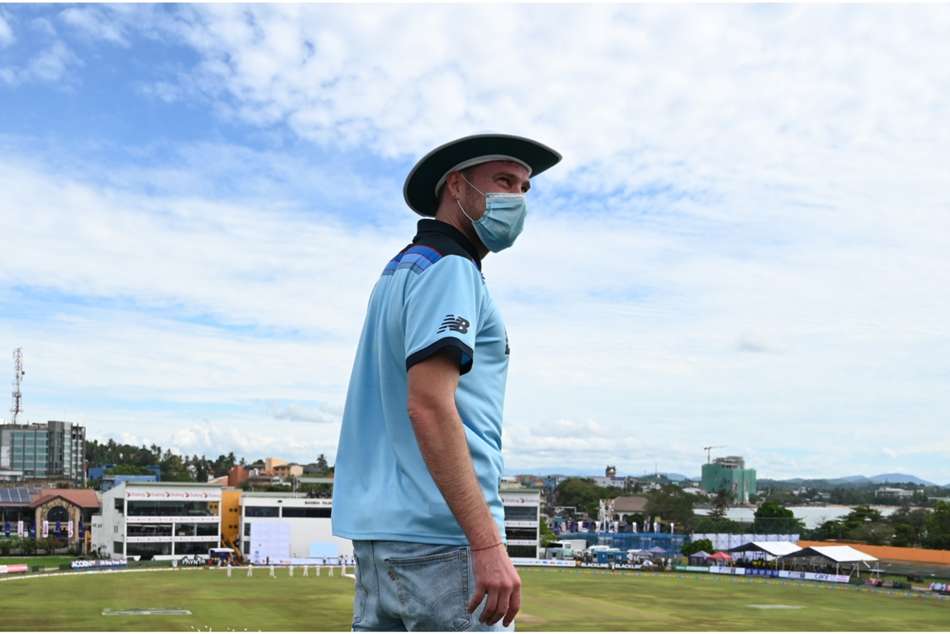 England fan watches on in Galle. England fan watches on in Galle.