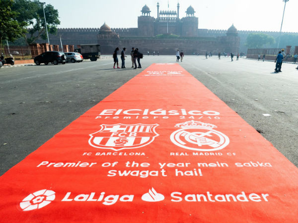 Red carpet for El Clasico