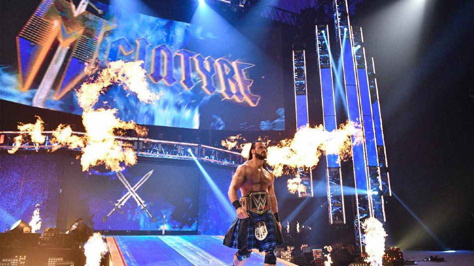 Drew McIntyre at Elimination Chamber PPV (image courtesy WWE.com) Drew McIntyre at Elimination Chamber PPV (image courtesy WWE.com)