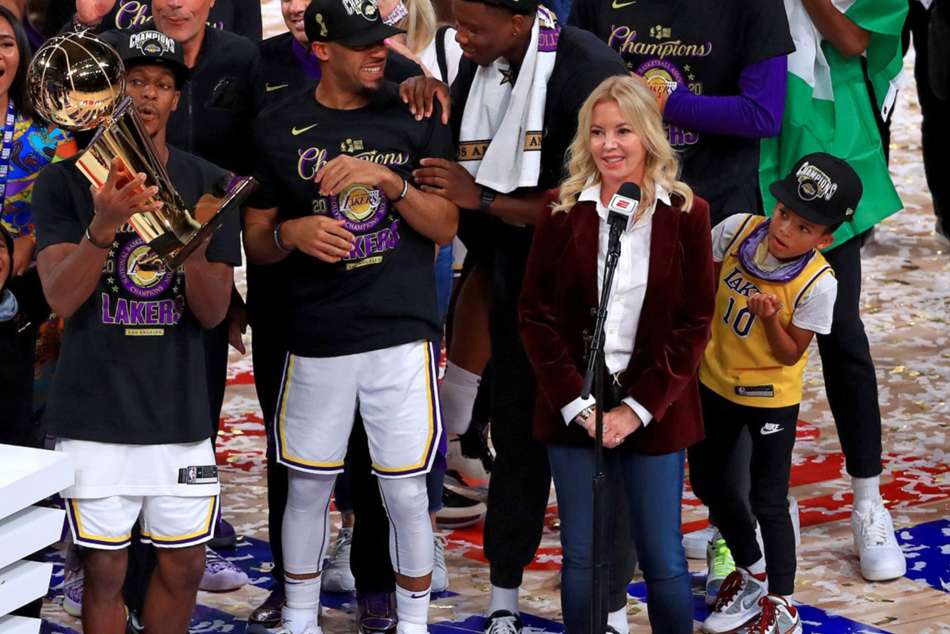 LA Lakers president Jeanie Buss LA Lakers president Jeanie Buss