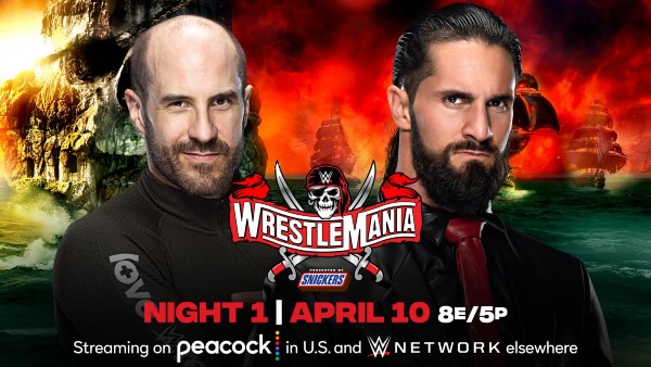 Cesaro vs. Seth Rollins