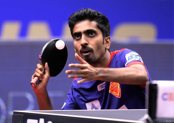 Sathiyan's stunning show