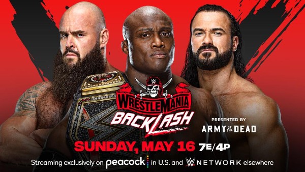 WWE Championship Match - Bobby Lashley (c) vs. Drew McIntyre vs. Braun Strowman