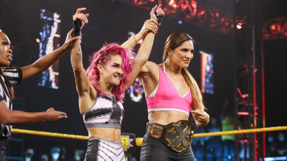 NXT Womens Champion to be betrayed by her tag team partner (image courtesy WWE.com) NXT Womens Champion to be betrayed by her tag team partner (image courtesy WWE.com)