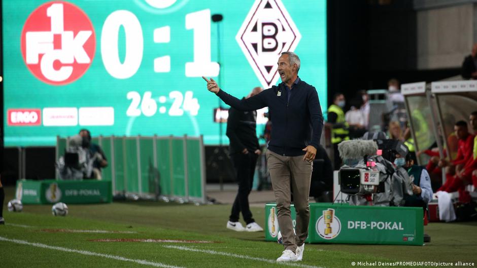 New Borussia Mönchengladbach coach Adi Hütter got off to a winning start against Kaiserslautern