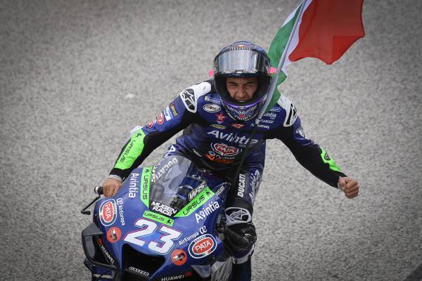 Ist podium for Bastianini 