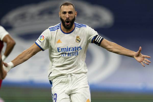Double delight for Benzema