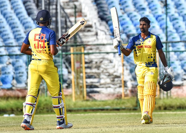 5. Baba Aparajith pips Mandeep Singh, Sheldon Jackson