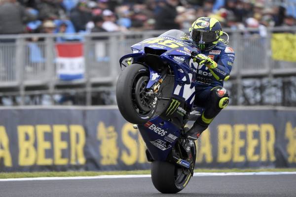 Fluorescent yellow No 46 bike 