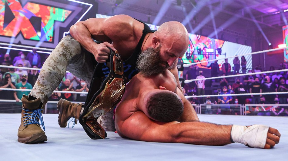 Tommaso Ciampa sent a message to Bron Breakker (image courtesy WWE.com) Tommaso Ciampa sent a message to Bron Breakker (image courtesy WWE.com)