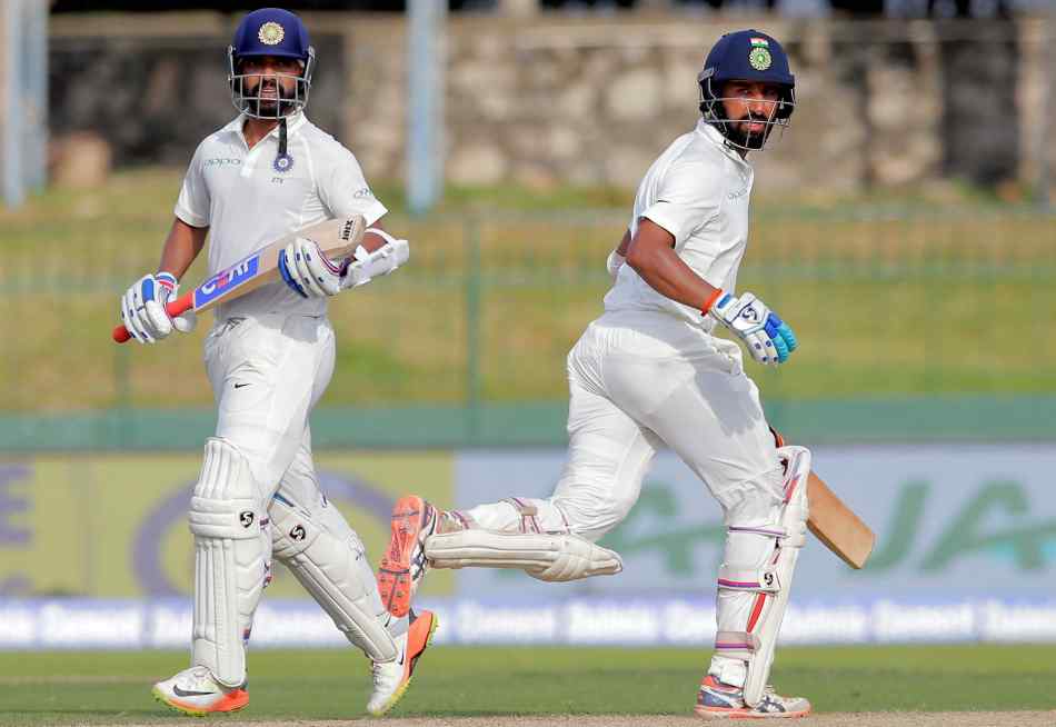 Cheteshwar Pujara and Ajinkya Rahane Cheteshwar Pujara and Ajinkya Rahane