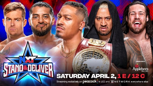 WWE NXT Stand & Deliver 2022 Match Card