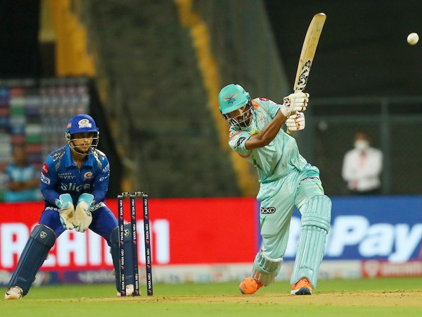 IPL 2022: LSG vs MI: KL Rahul slams second ton of season against Mumbai Indians to guide Lucknow to 168/6
