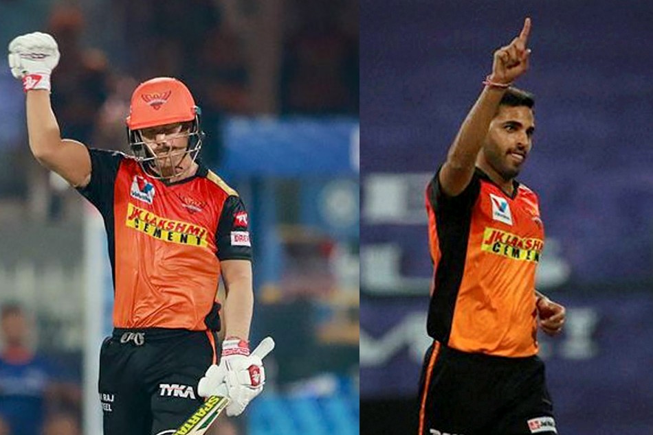 David Warner and Bhuvneshwar Kumar
