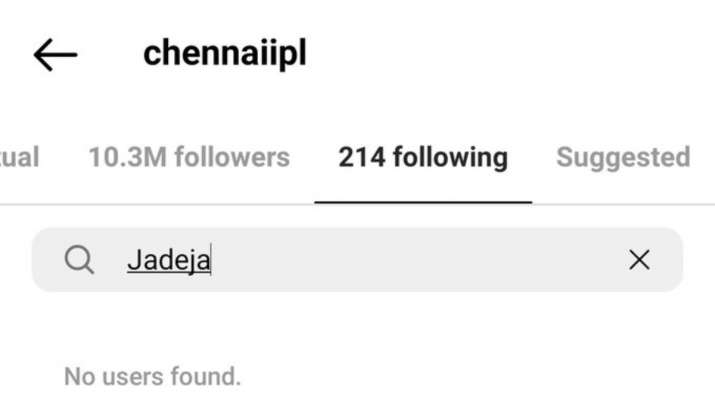 Rift between Chennai Super Kings and Ravindra Jadeja? CSK unfollows India cricketer on Instagram, say reports