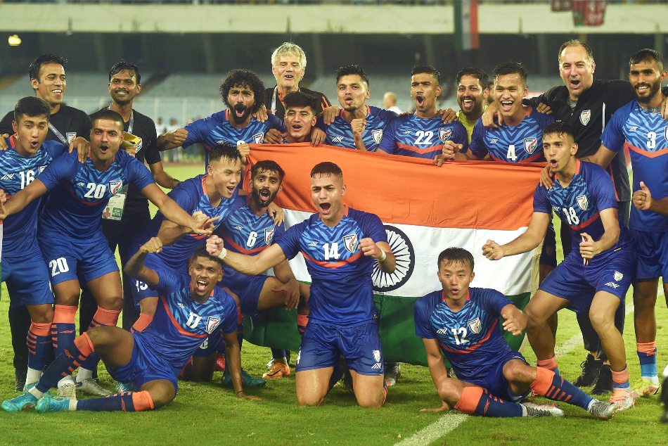 India celebrate qualification with 4-0 drubbing of Hong Kong 