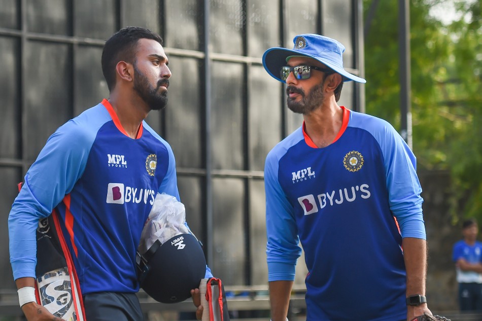 KL Rahul and Vikram Rathour